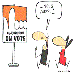 Horaire du bureau du vote