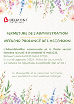 Fermeture Ascension